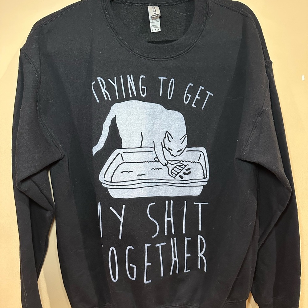 Gildan Heavy Blend Black Sweatshirt